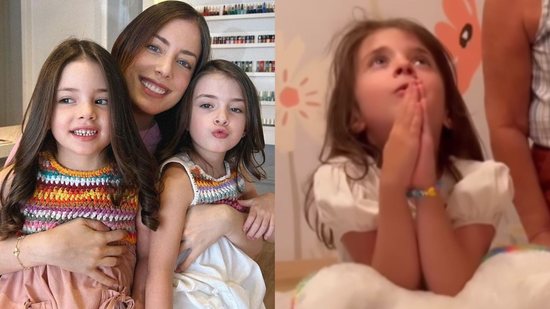 Filhas de Fabiana Justus pedem cura em oração e vídeo emociona: "Quero que a mamãe volte" - (Foto: Reprodução/Instagram)