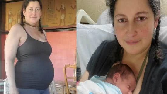 Mulher dá à luz aos 52 anos após 6 anos tentando - Reprodução/ Daily Mail