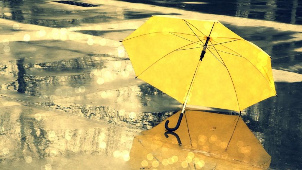 Guarda-chuva-amarelo