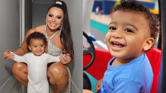 Viviane Araujo e o filho Joaquim - (Foto: Reprodução/Instagram)