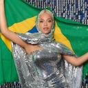 Beyoncé com a bandeira do Brasil - Foto: Reprodução/ Instagram
