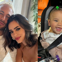 Montagem Neymar e Biancar postam Mavie - Créditos: Reprodução/ Instagram