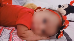 Bebê de 5 meses ficou sozinha em casa - (Foto: Reprodução/TV Anhanguera)