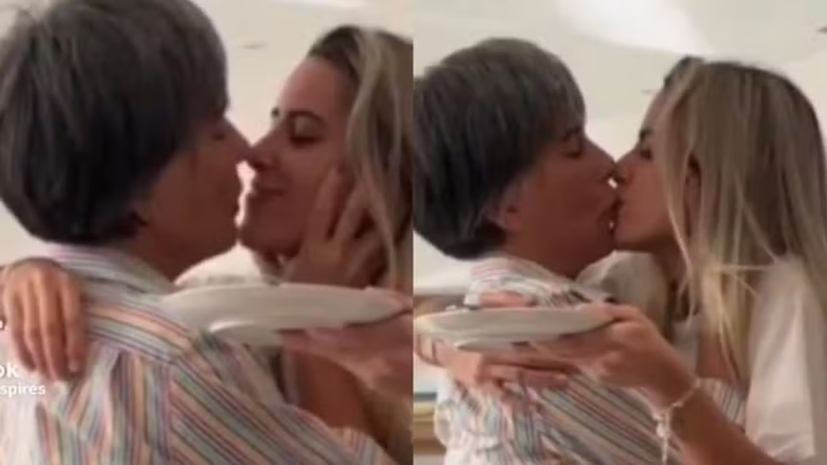 Essa não é a primeira vez que a atriz da selinho nos filhos - (Foto: Reprodução/ Instagram)