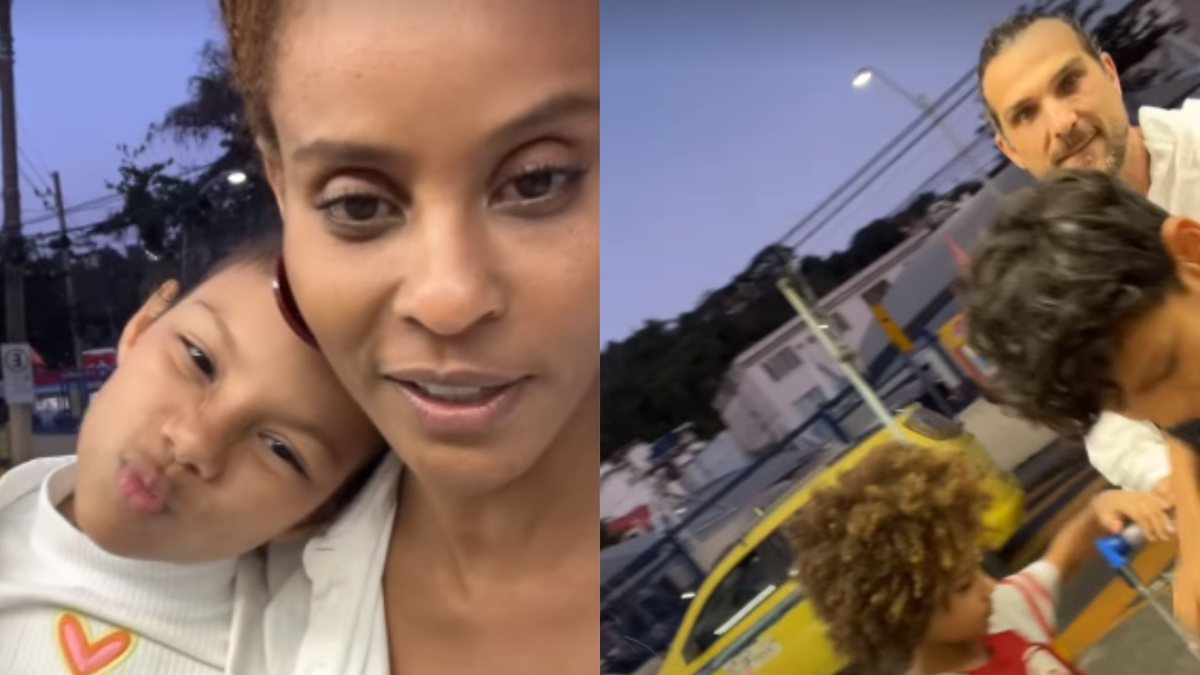 Aline Wirley, Igor Rickli e filhos - Reprodução Instagram