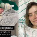 Nasceu Sofia, segunda filha de Leo Zagueiro e a esposa Camila Campos - Reprodução: Instagram