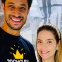 Ex-jogador do Cruzeiro, Léo e esposa Camila Campos - Reprodução: Instagram