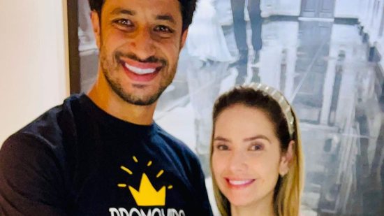 Ex-jogador do Cruzeiro, Léo e esposa Camila Campos - Reprodução: Instagram