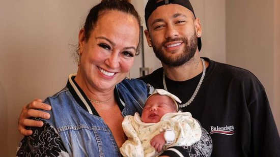 Mãe de Neymar postou fotos com a bebê pela primeira vez - (Foto: Reprodução/ Instagram)