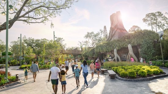 Área do Shrek, na Universal Orlando Resort - (Foto: Divulgação)