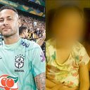 Neymar e Gabriella Gáspar - (Foto: Reprodução/Instagram/Record TV)