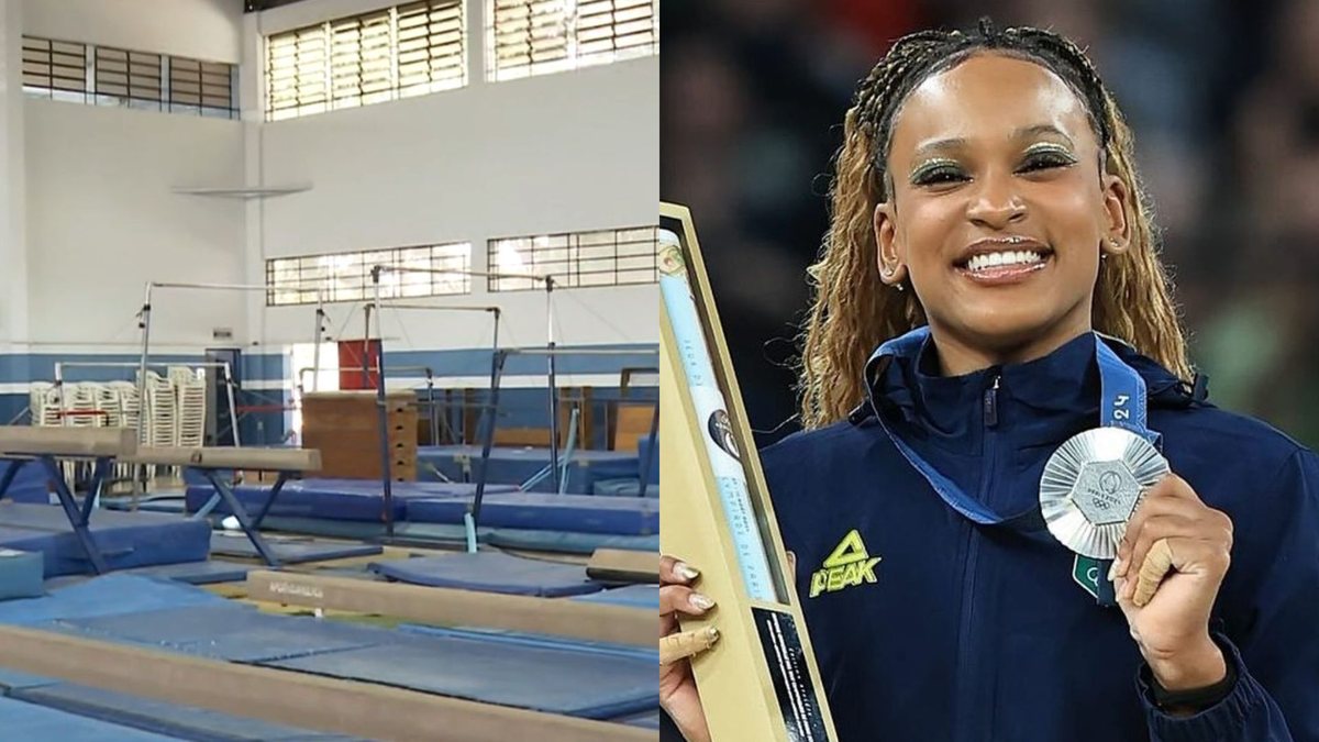 Rebeca Andrade começou a treinar ainda criança - (Foto: Reprodução/Ricardo Bufolin/CBG)