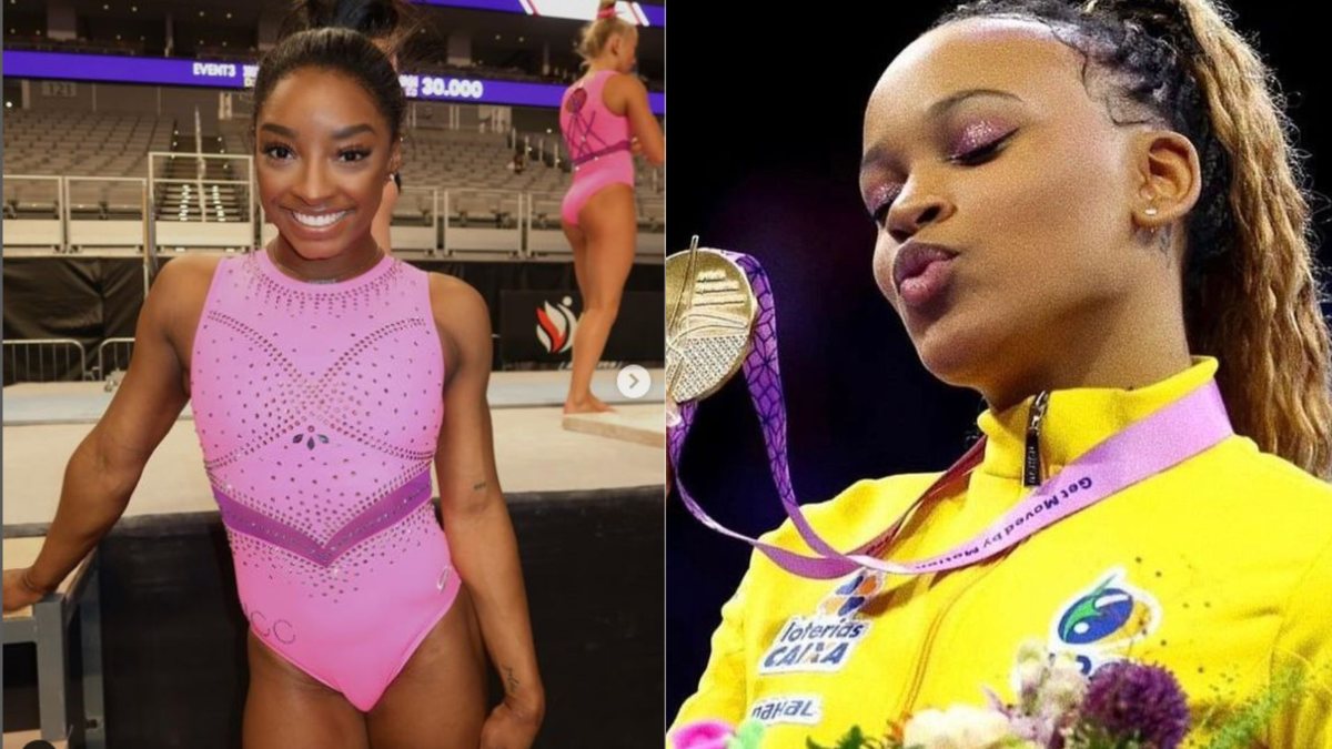 Rebeca revelou que Simone Biles tentou descobrir a apresentação - (Foto: Reprodução/Instagram)