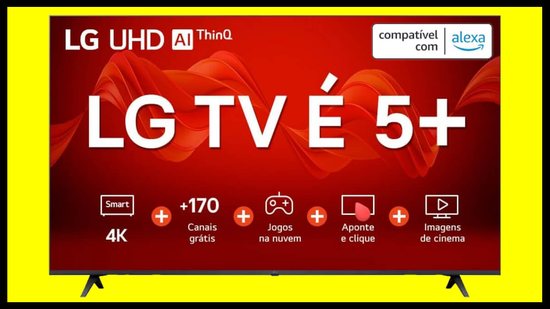 Smart TV LG UHD ThinQ AI - Divulgação