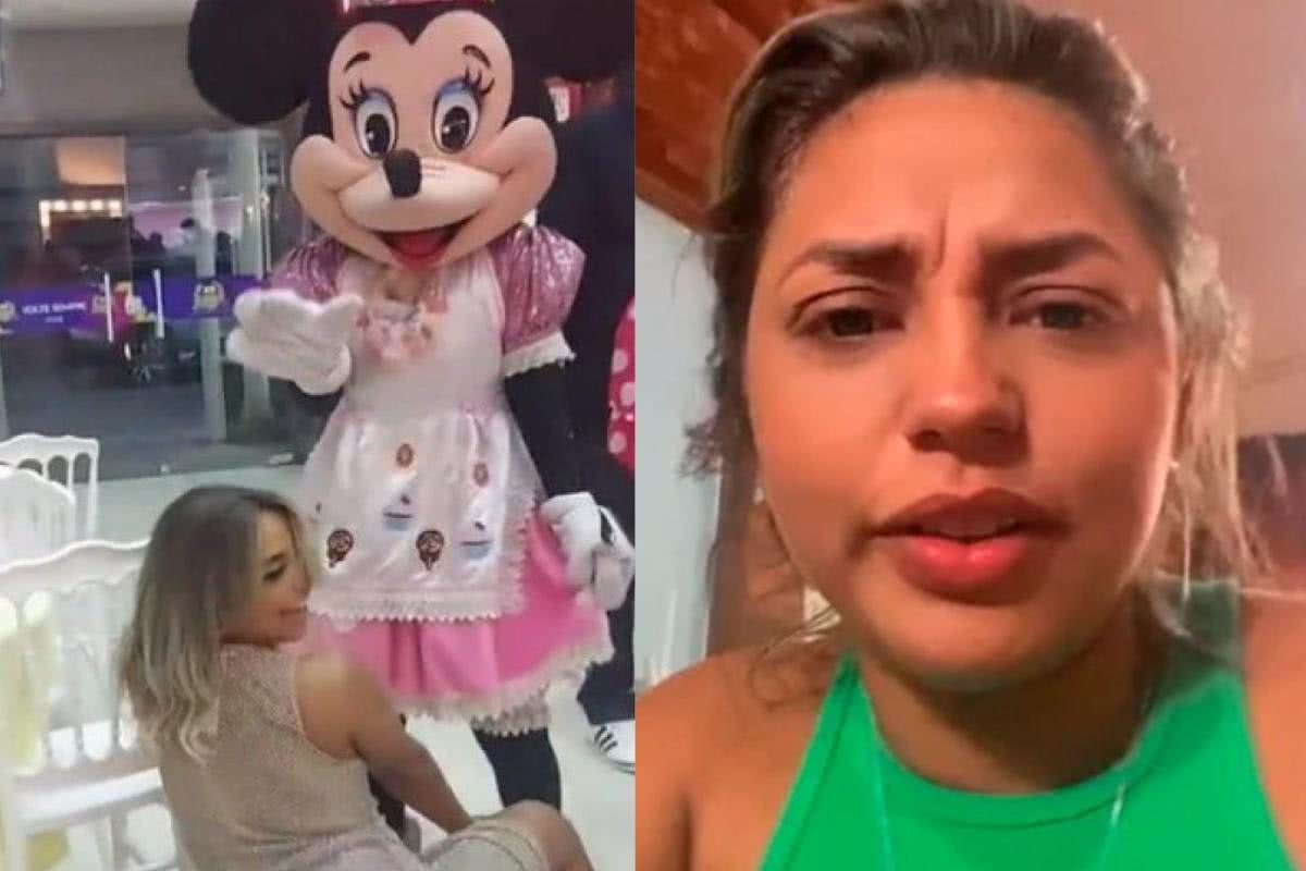 Mãe é criticada após dançar funk de roupa transparente na festa da filha