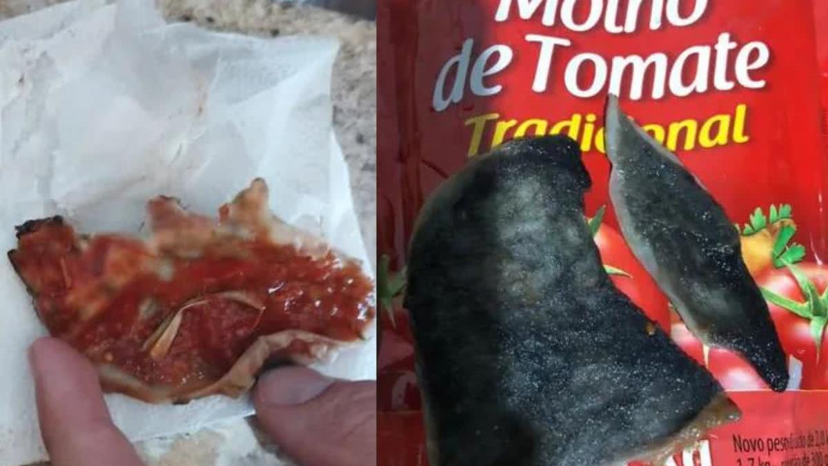 Perícia identifica fungos e ovos de parasitas em molho de tomate da marca Fugini recolhido em Viamão - Reprodução/ Fugini Site