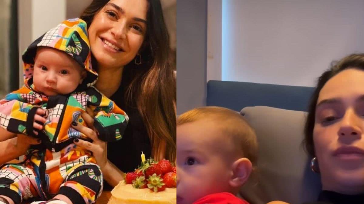 Thaila Ayala com o filho Francisco - Reprodução/Instagram