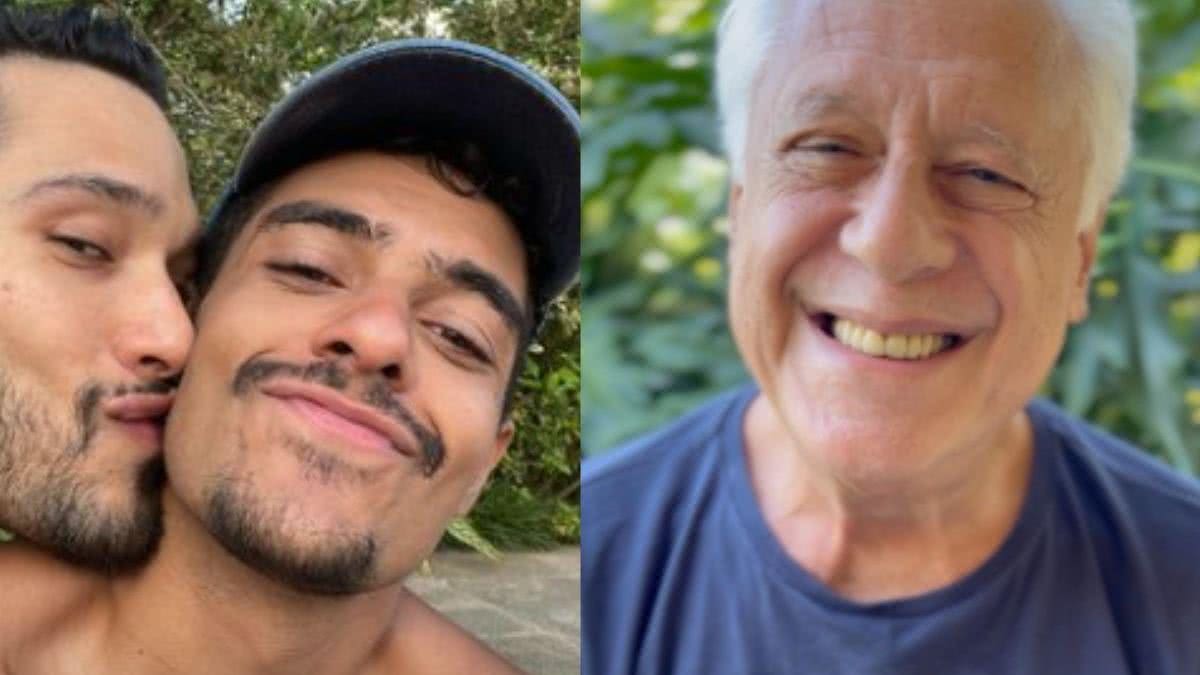 Antonio Fagundes ao lado da esposa, Alexandra - Reprodução/Instagram