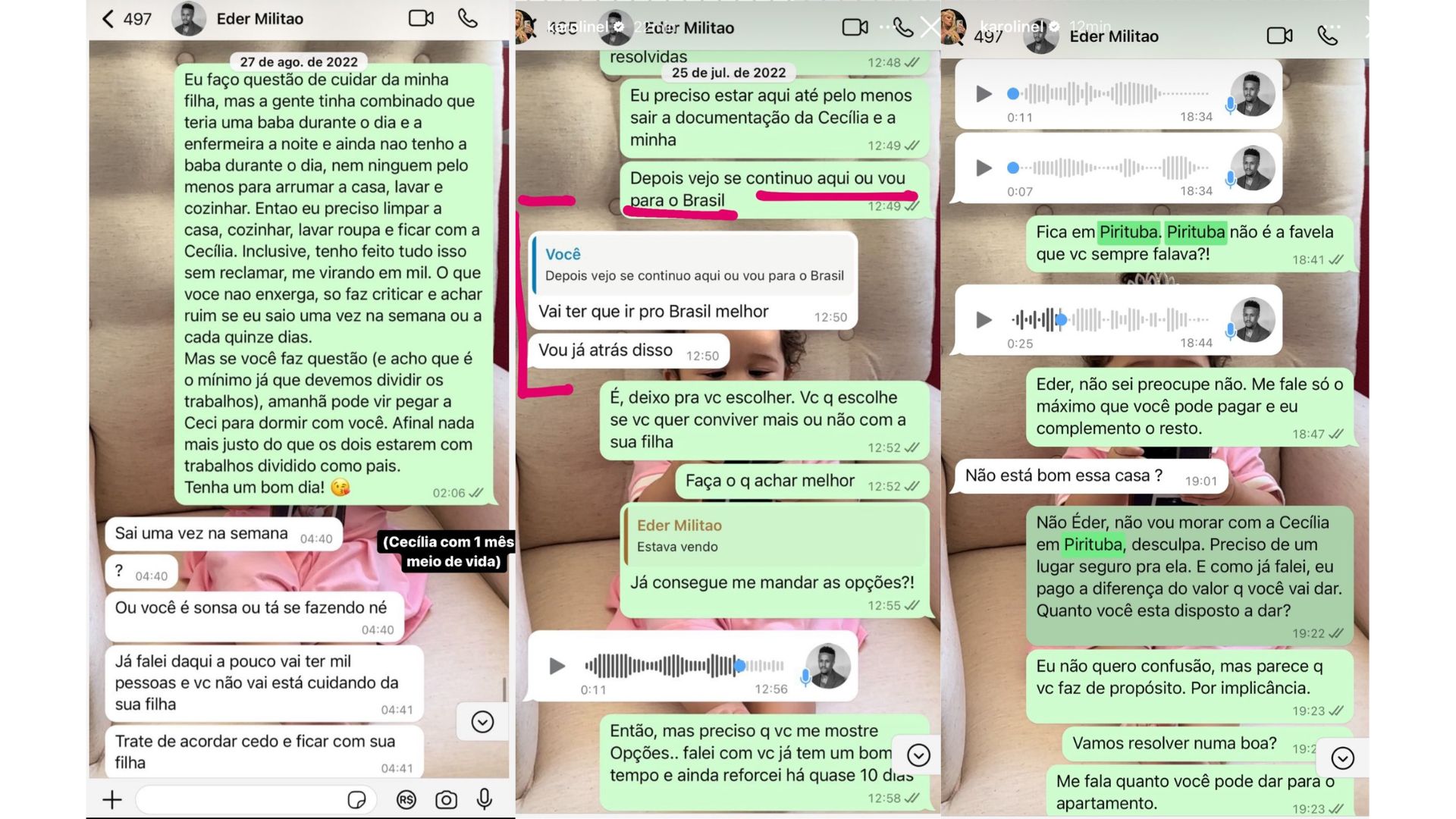 prints conversa de whatsapp