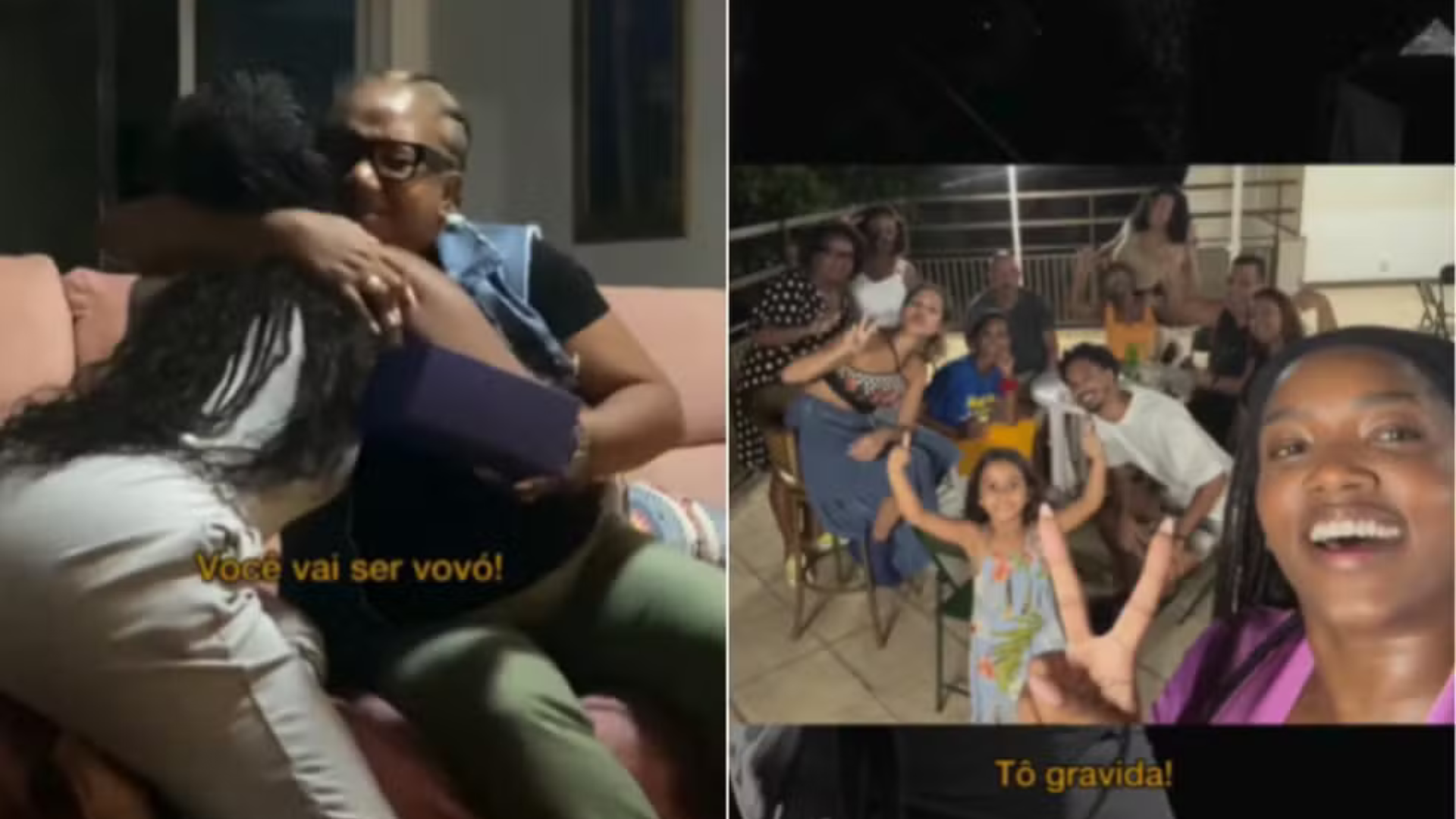 Reação dos familiares da Iza