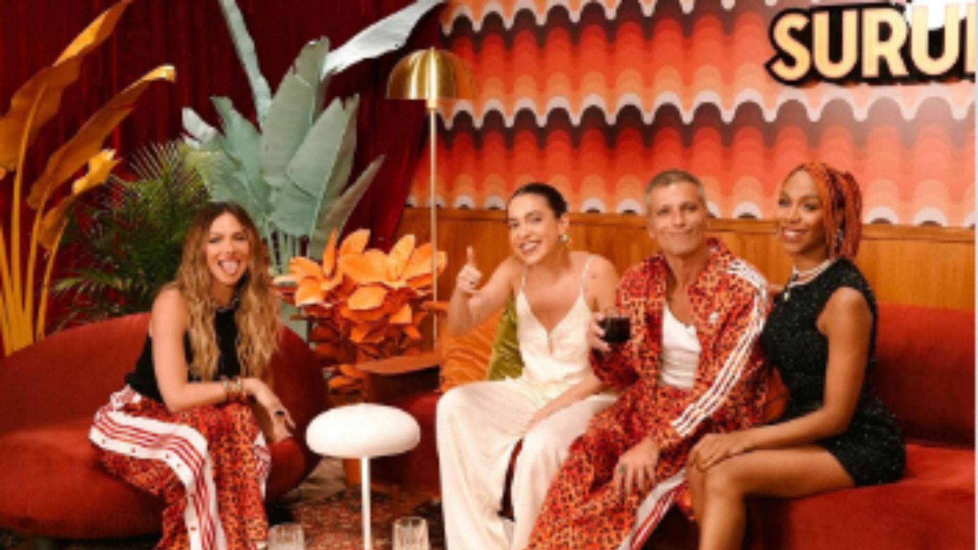 Bruno Gagliasso, Giovanna Ewbank, Karol Conka e Valentina Bandeira 