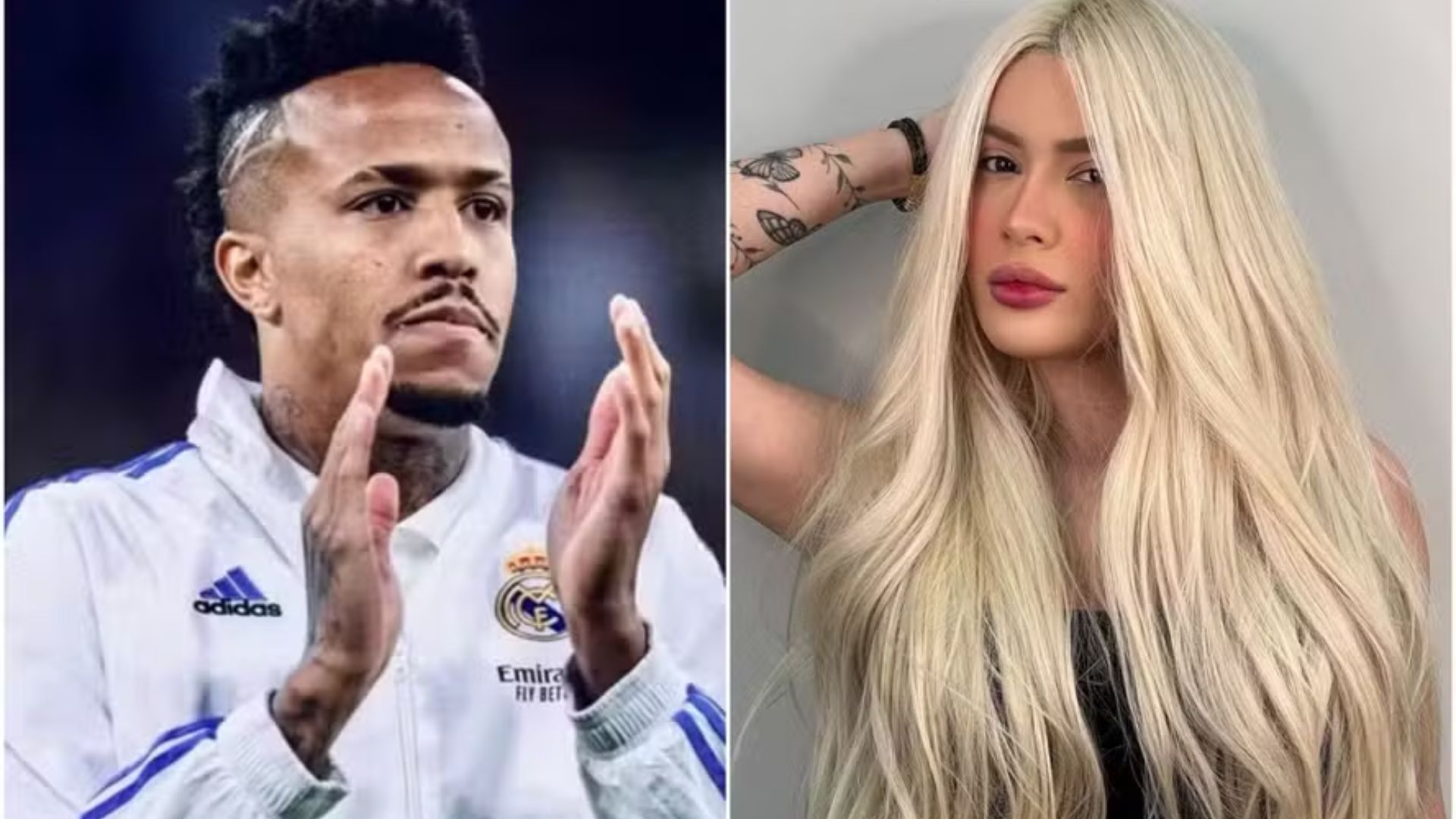 Éder Militão e Karoline Lima