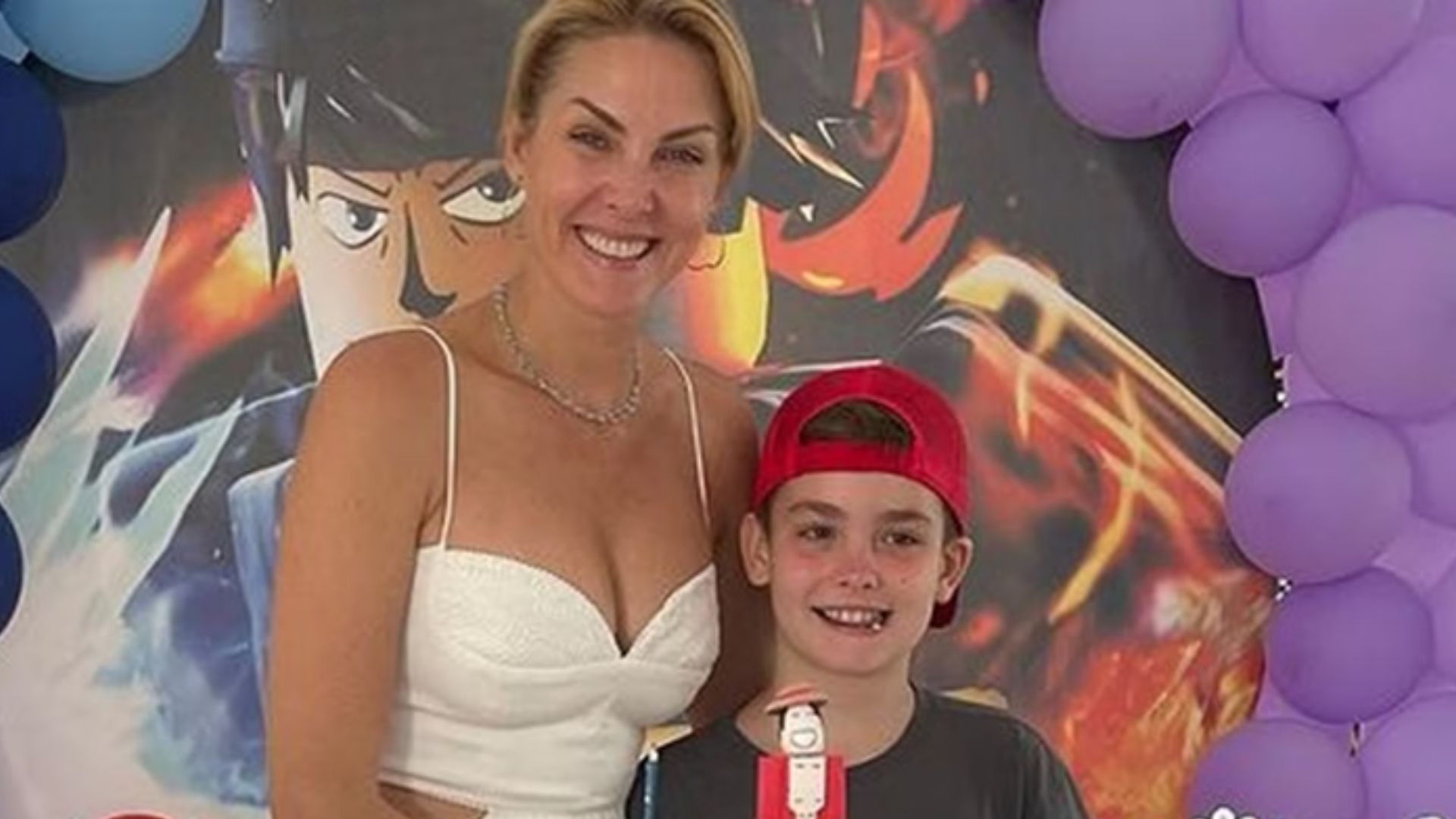 Ana Hickmann e filho