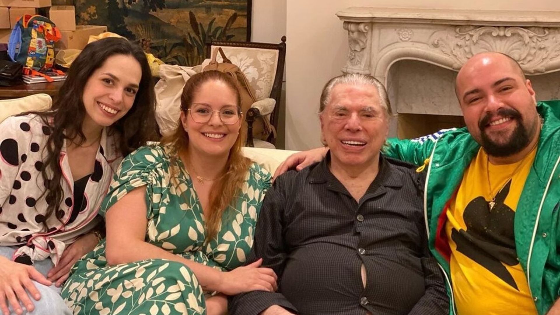 Silvio Santos e família