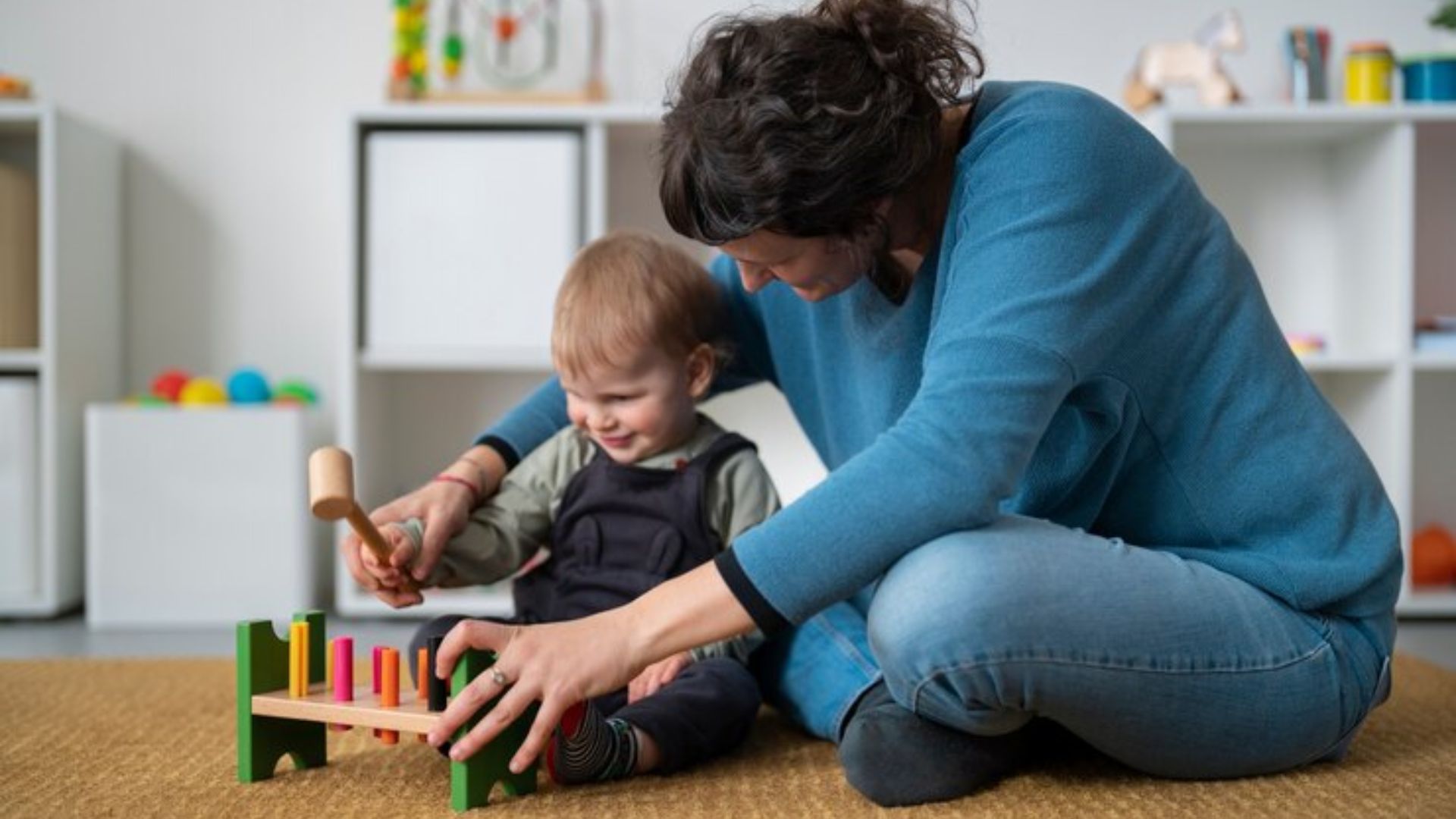 bebê na creche