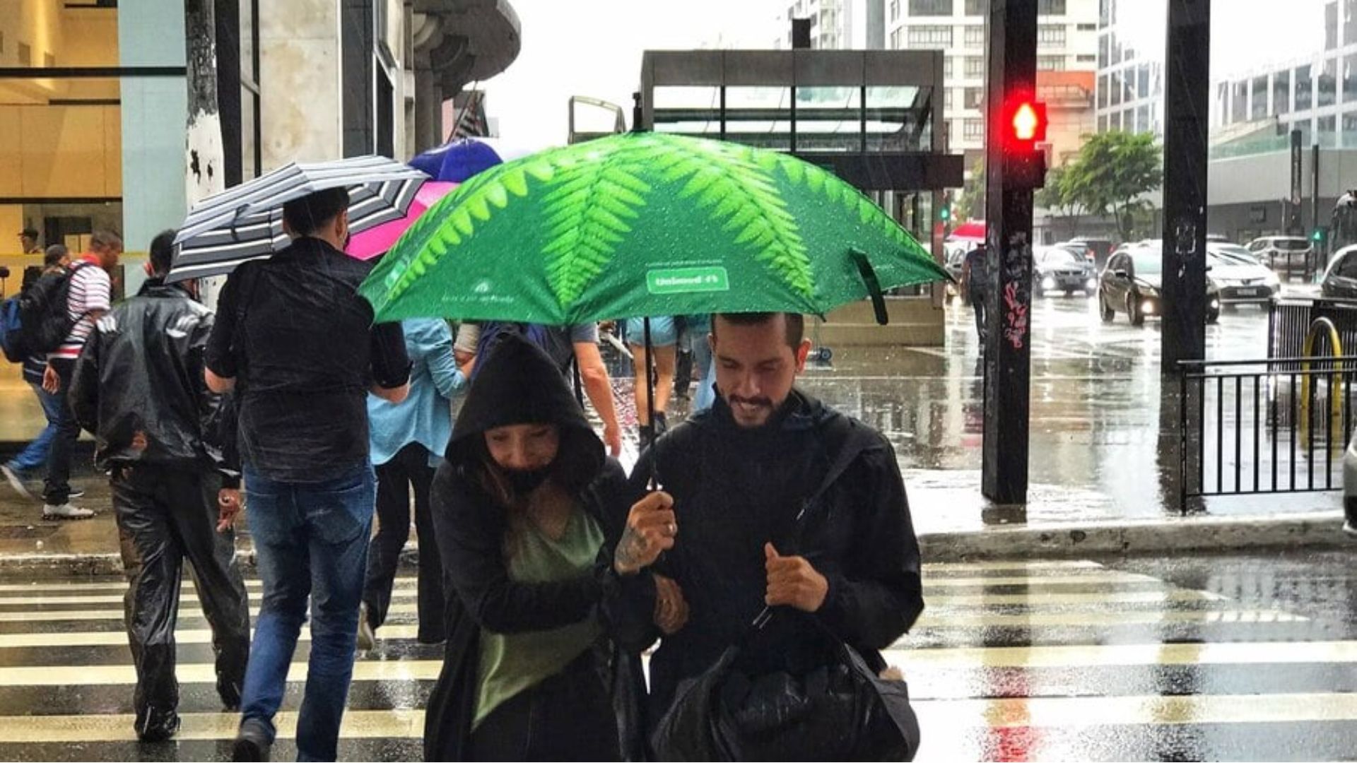 Chuva e frente fria em sp