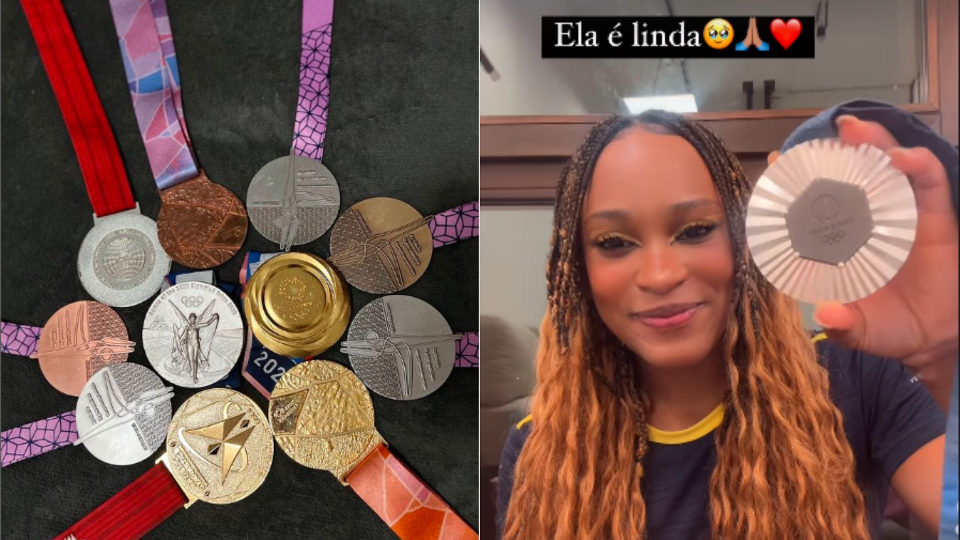 Rebeca Andrade medalhas