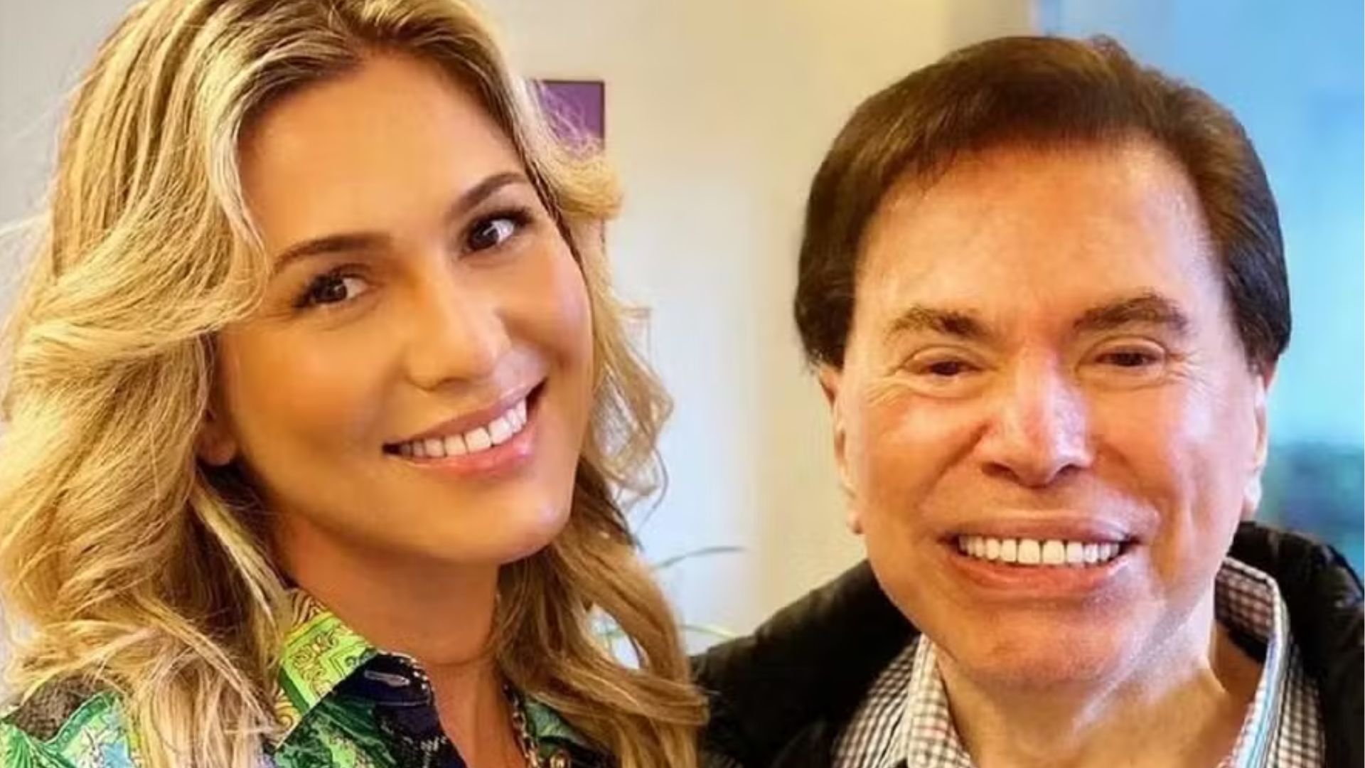 Livia Andrade e Silvio Santos