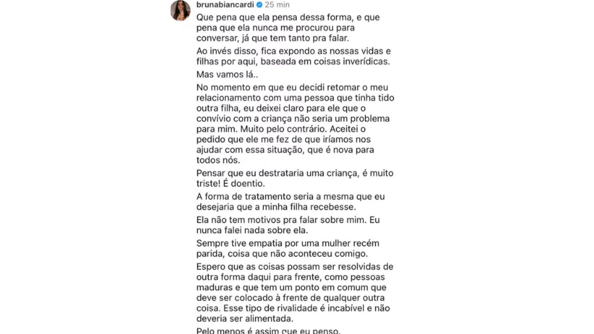 Comentário de Bruna