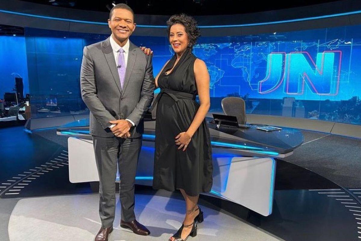 aline midlej grávida no jornal nacional