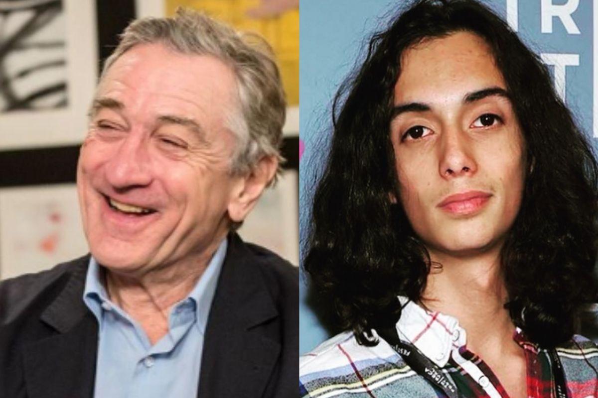 Robert de Niro e o neto Leandro