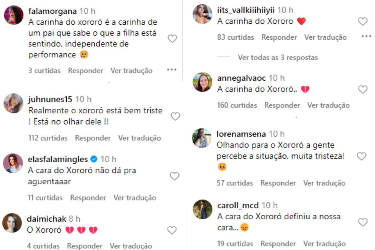 Fãs destacam reação de Xororó com separação de Sandy e Lucas Lima