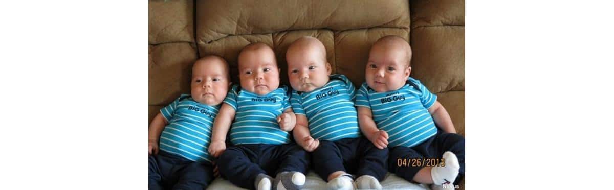 Mulher gera quatro bebês: três deles no mesmo óvulo