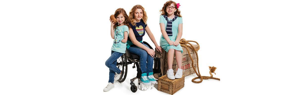 Marca cria roupas que facilitam vida de crianças dficientes