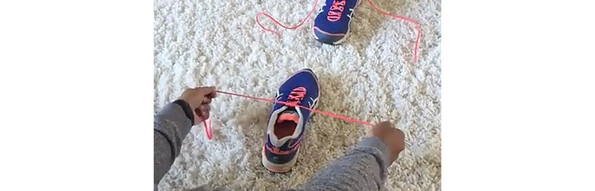 O jeito mais fácil do mundo de ensinar uma criança a amarrar o tênis