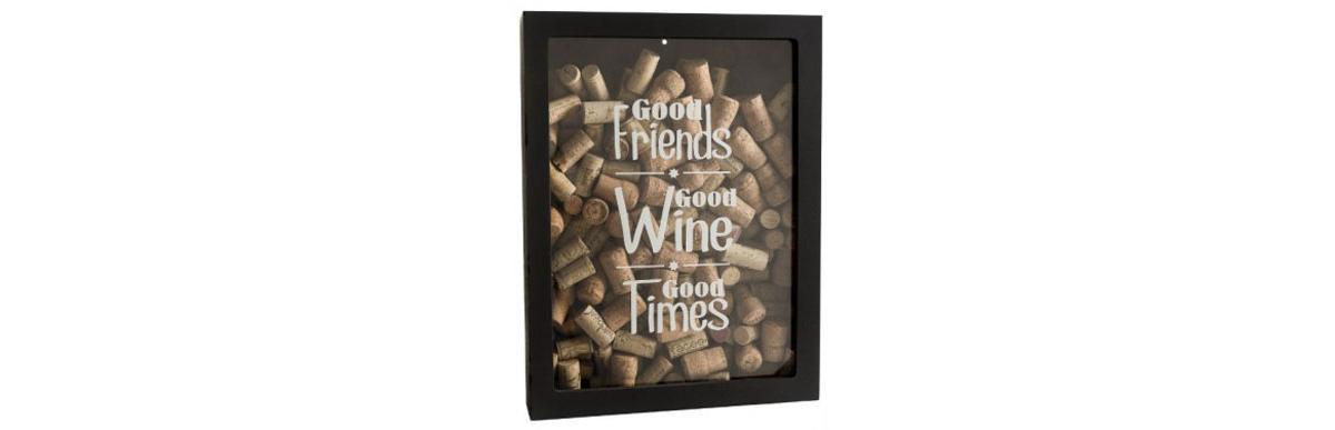 QUADRO PORTA ROLHAS COISAS DE BOTECO, PREÇO SUGERIDO R$149 (FOTO: DIVULGAÇÃO)