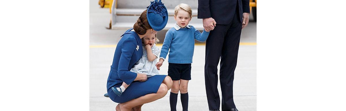 George e Charlotte serão pajem e daminha