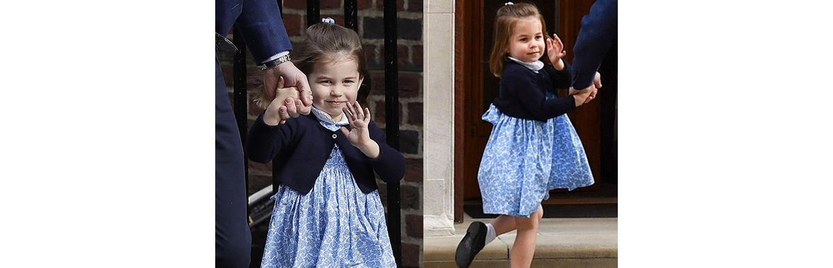 Olha o poder! Vestido da princesa Charlotte esgota na internet em menos de 24 horas