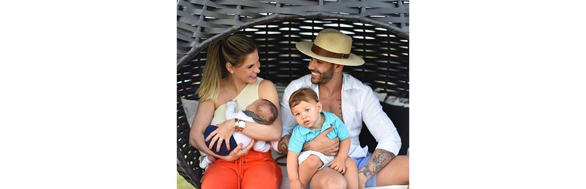 Andressa Suita e Gusttavo Lima são pais de dois.