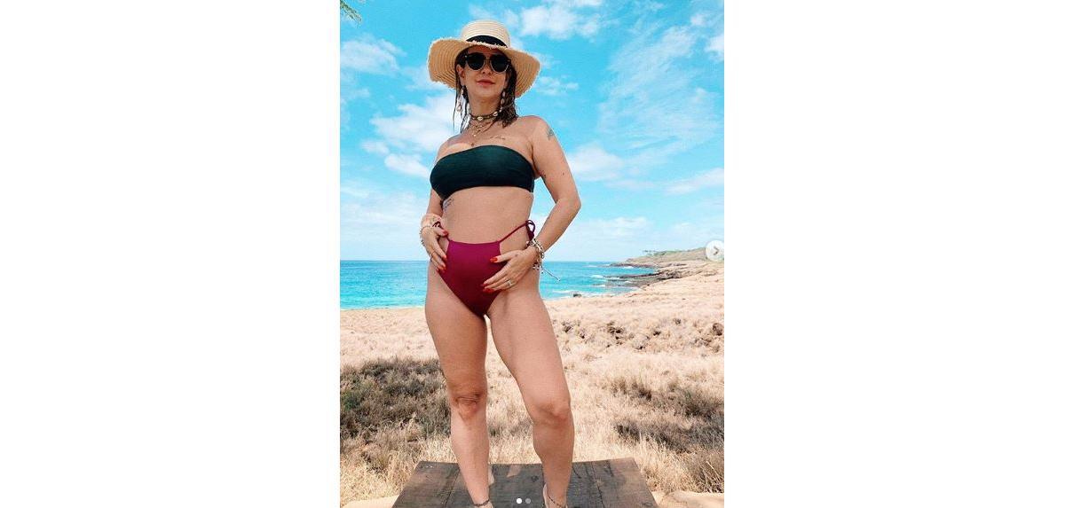 Ana Paula Saad curtindo a terceira gestação no Havaí