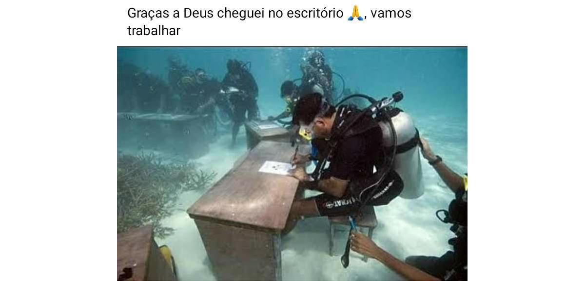 Um internauta compartilhou a foto de um brinquedo no meio da chuva