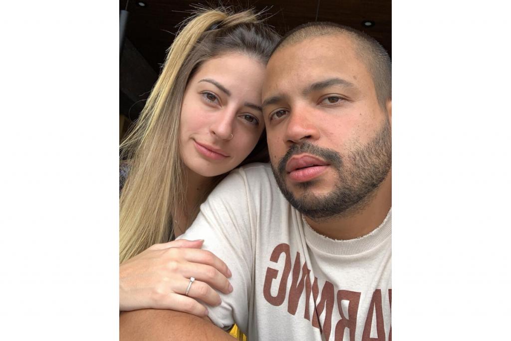 Marieva, filha do casal, veio ao mundo no dia 8 de fevereiro de 2020