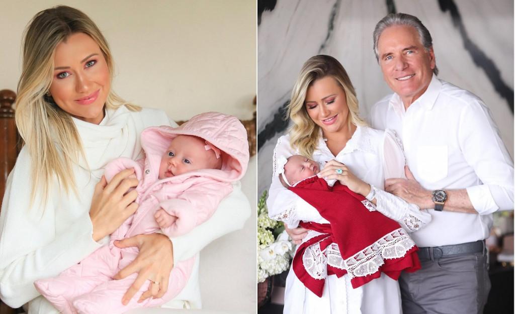 Ana Paula Siebert mostra passeio de jatinho particular com a filha de 1 mês