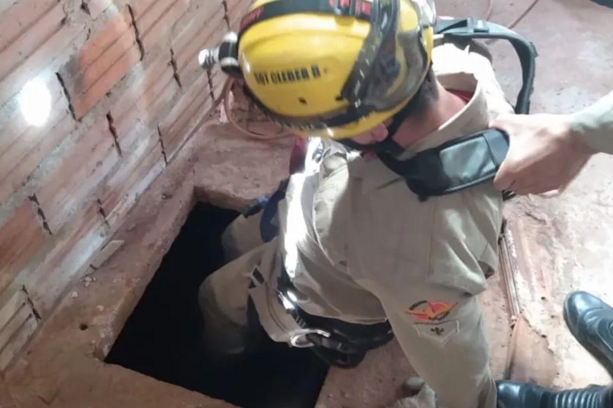 O resgate aconteceu no domingo