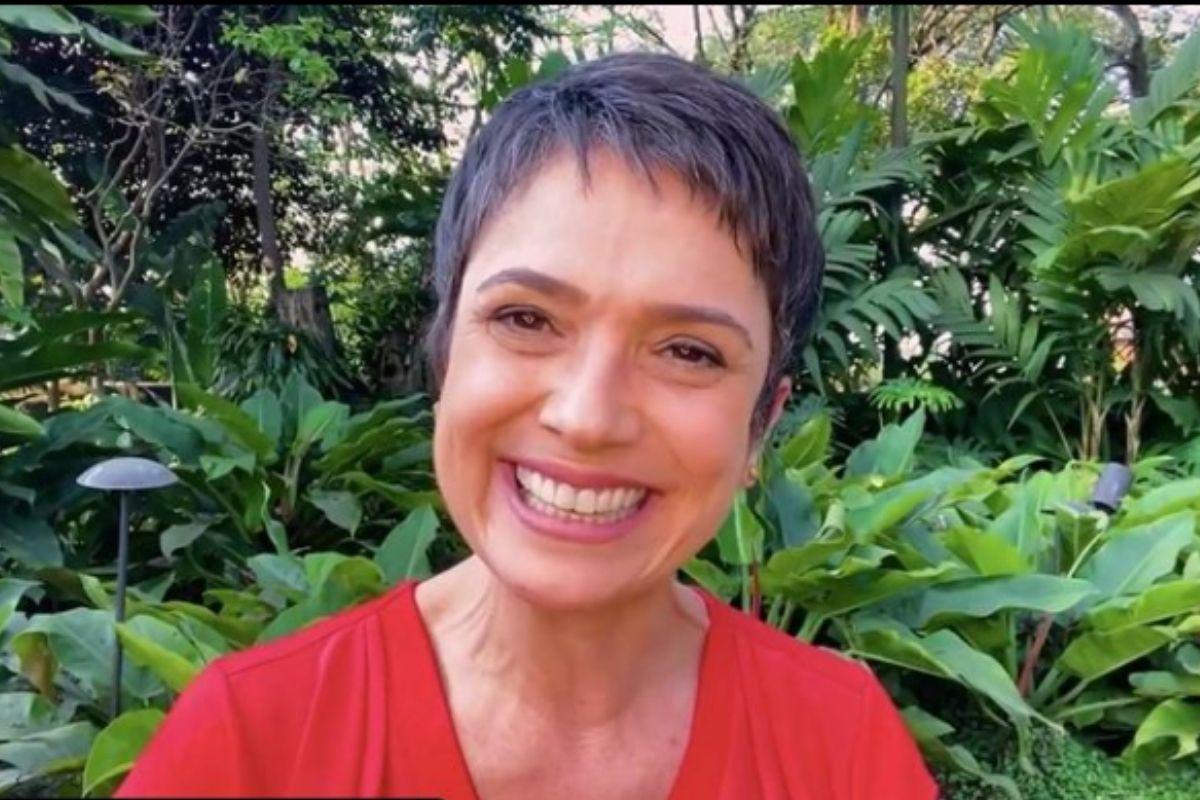 Ela comemorou a aprovação da filha