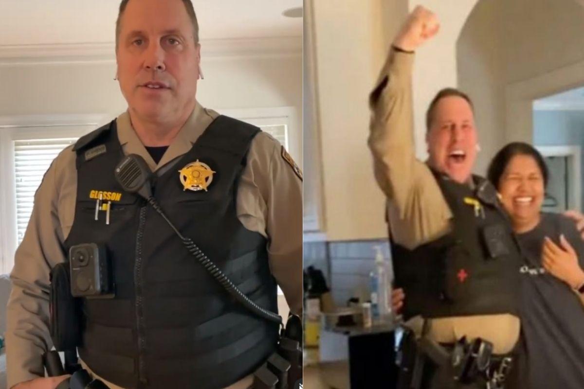 Enfermeira se livra do câncer e encontra a melhor forma para dar a notícia ao pai